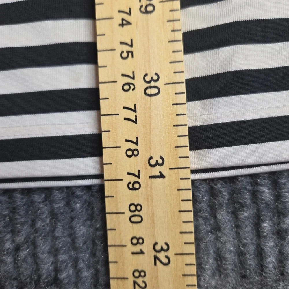 Nike Golf Dri-FIT Polo Shirt XXL Black & White Striped Golfing‎